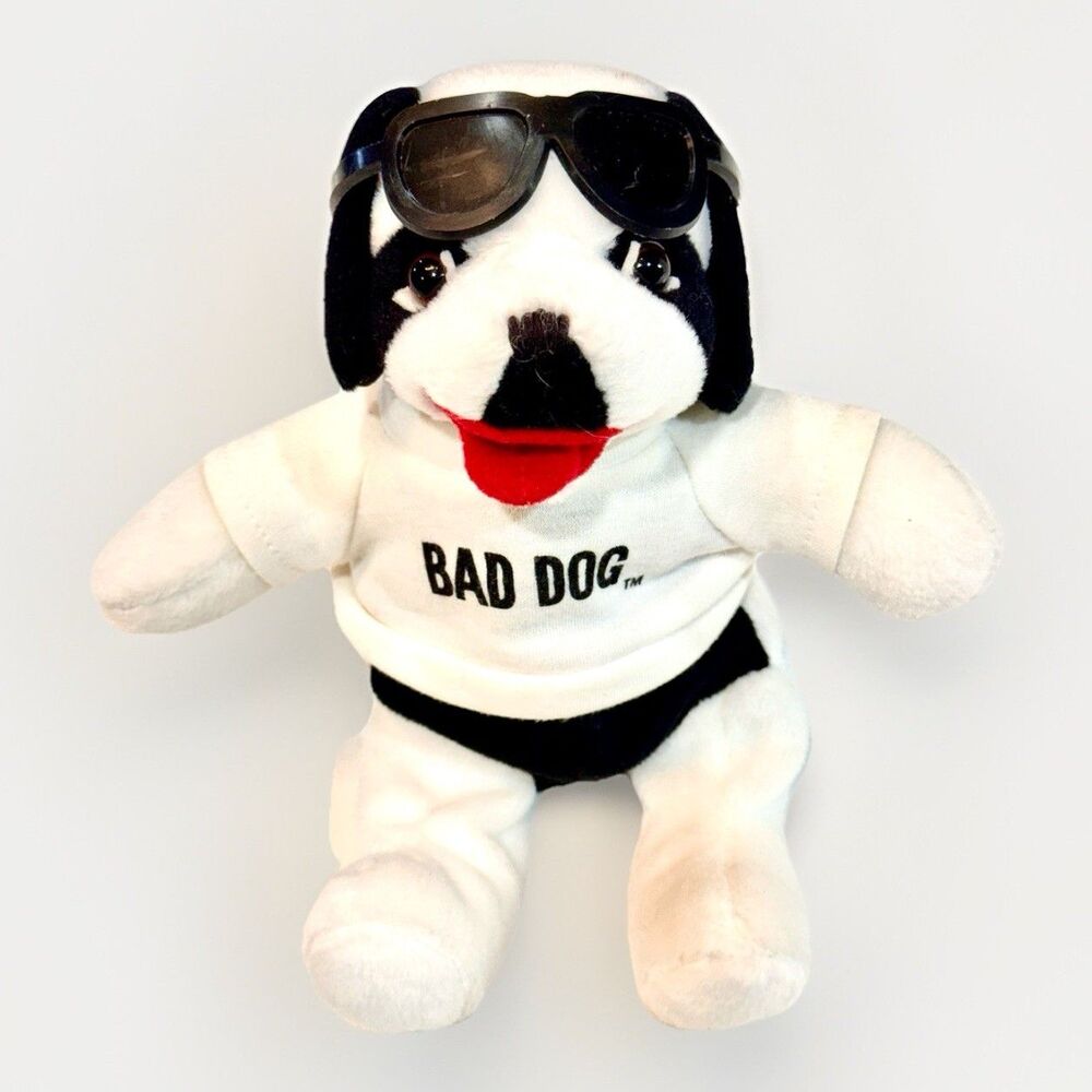 Big Dog Sportswear “Bad Dog” Plush Bulldog‎ w Sunglasses 8”